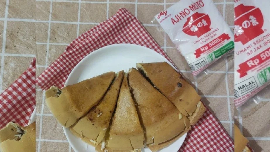 martabak manis teflon ala Ajinomoto