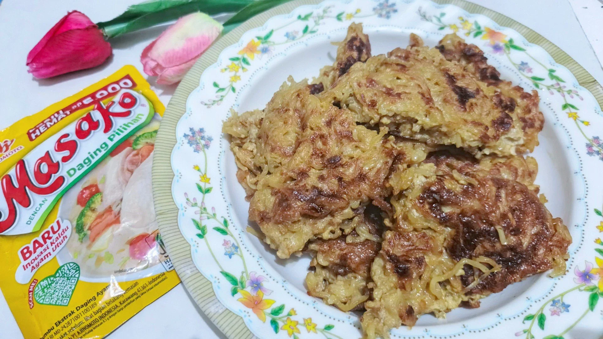 Martabak mie telur ala masako