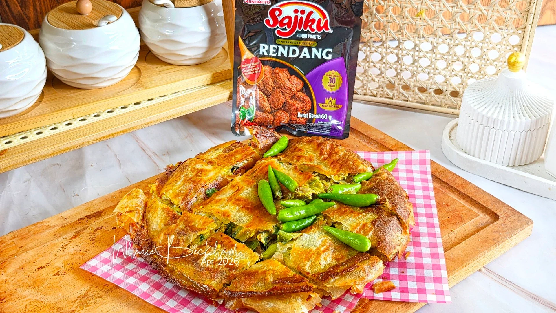 Martabak Telur Bumbu Rendang ala Sajiku