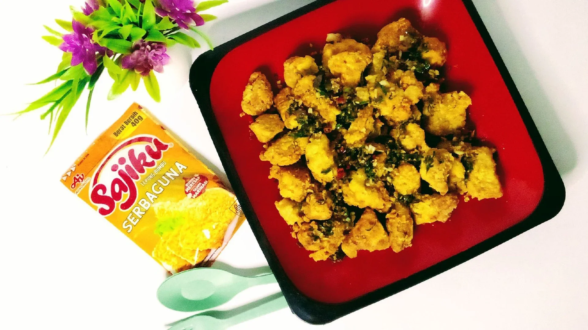 #MasakanPenuhCinta -Tempe Crispy Chili Padi Ala Sajiku
