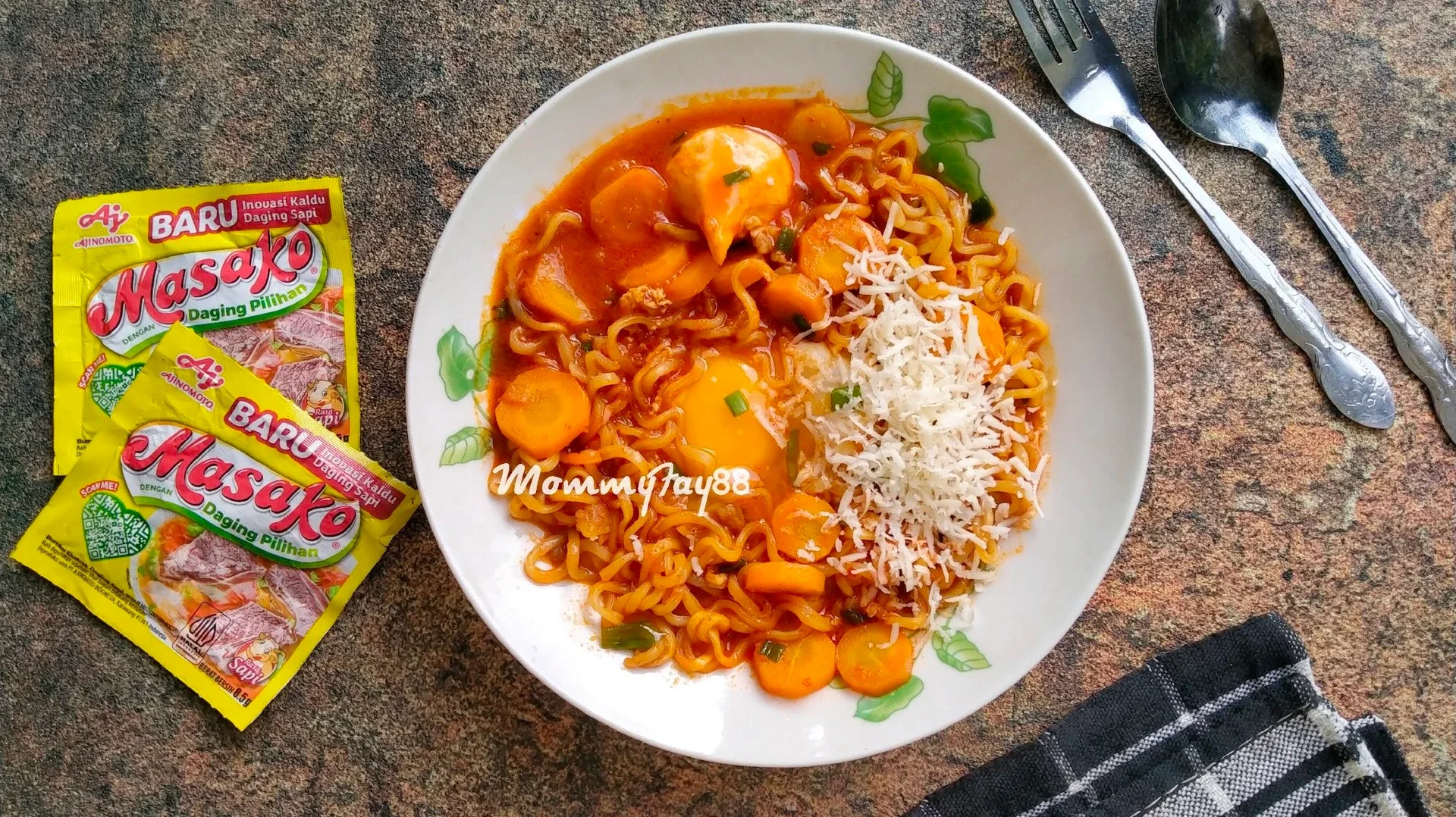 Mie Aceh Keju Nyemek