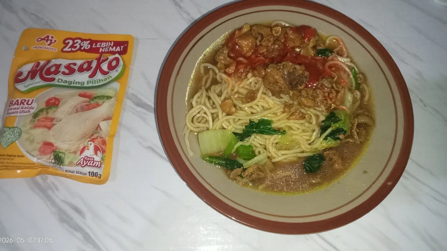 Mie Ayam Bumbu Simple 