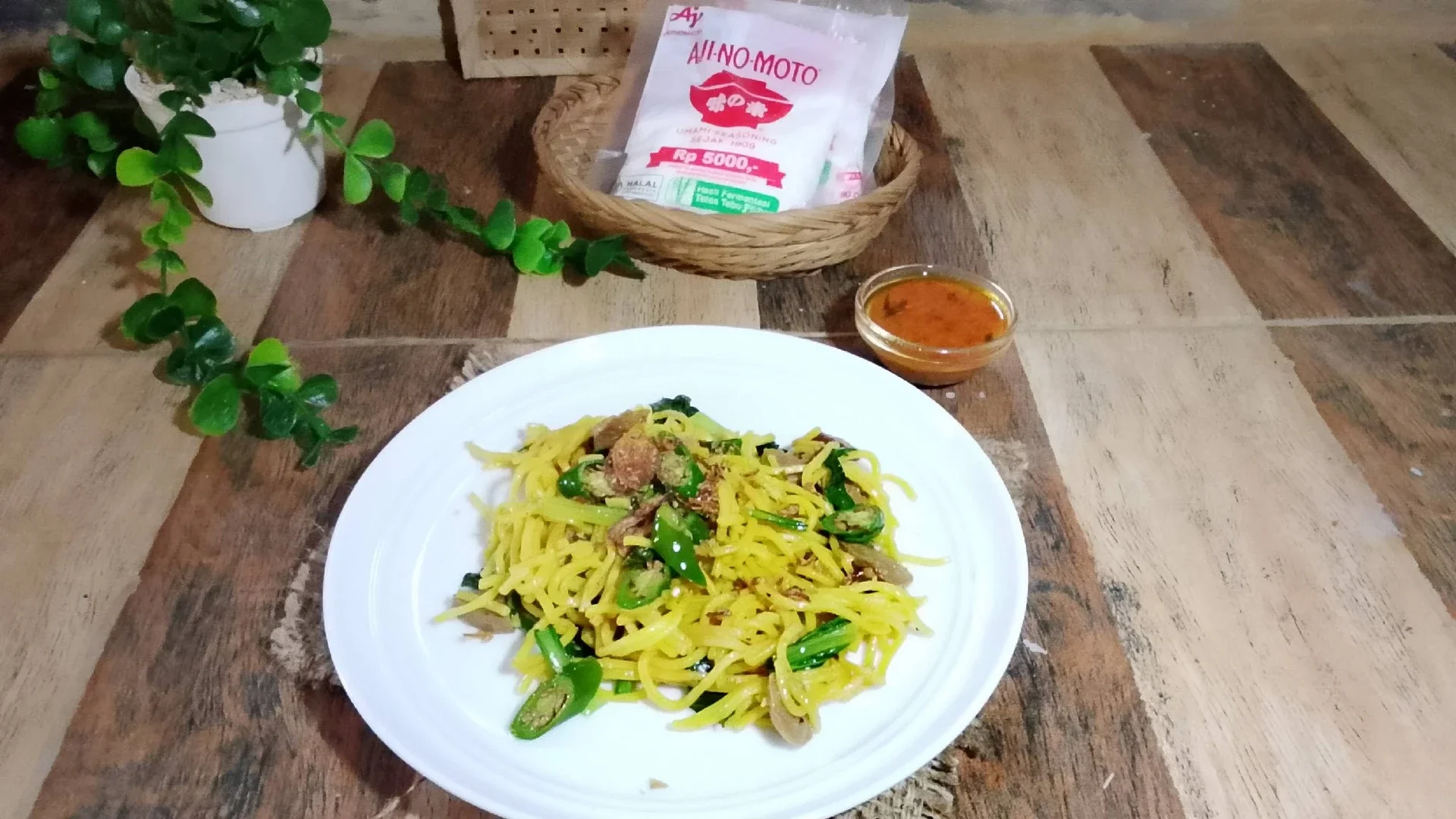 mie glosor khas Bogor 