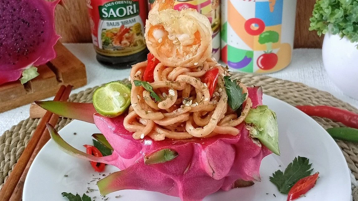 Mie Goreng Buah Naga