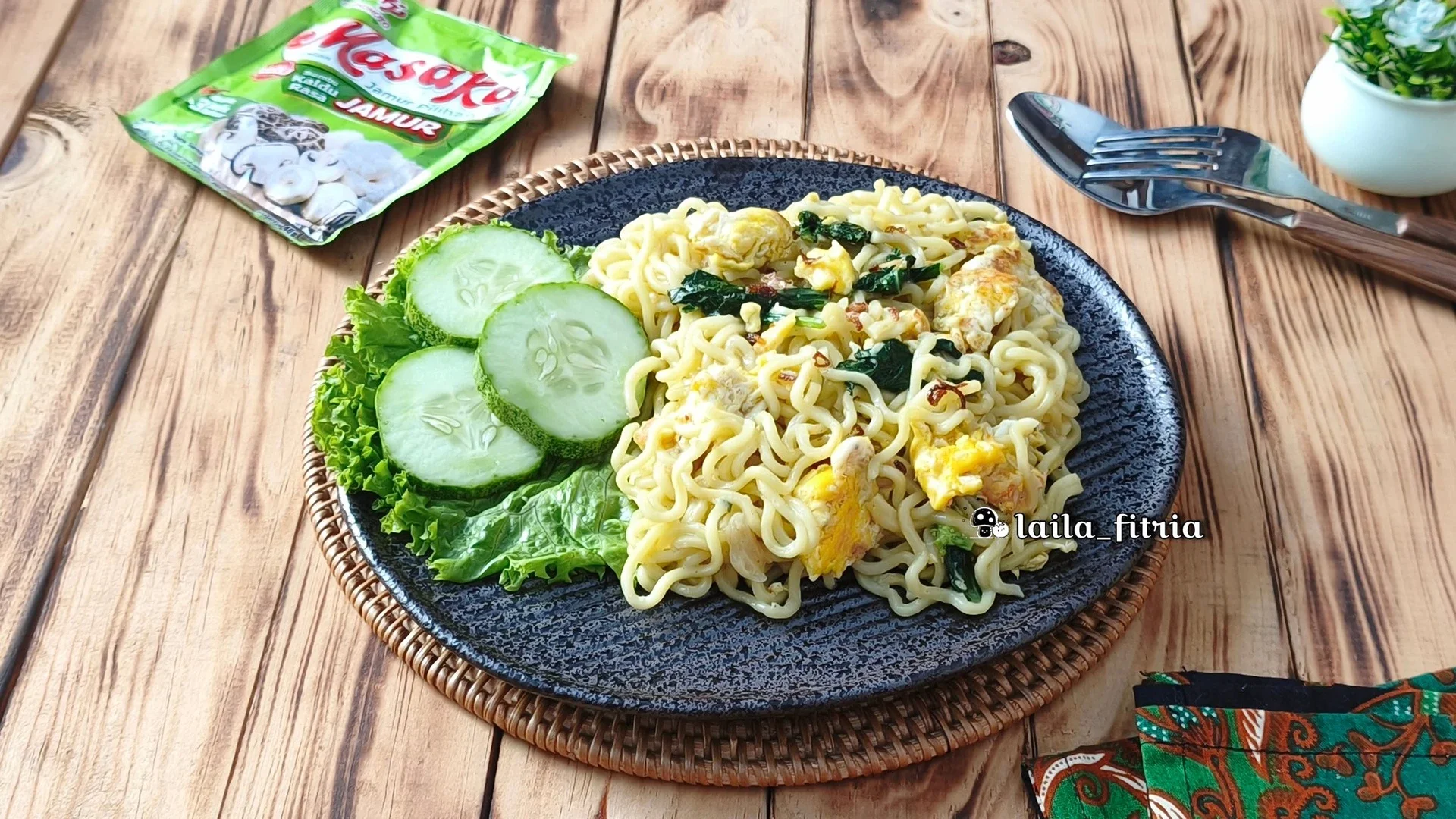 Mie Goreng Bumbu Seblak ala Masako #JelajahMieNusantara
