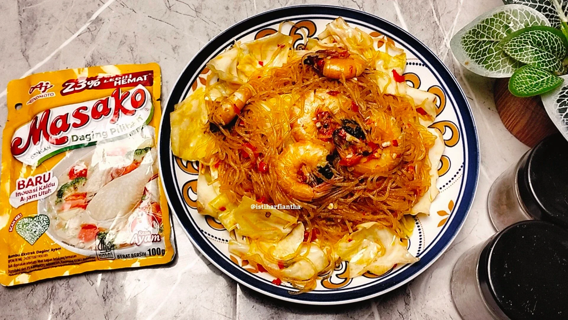 Mie Goreng Udang Pedas ala MASAKO®