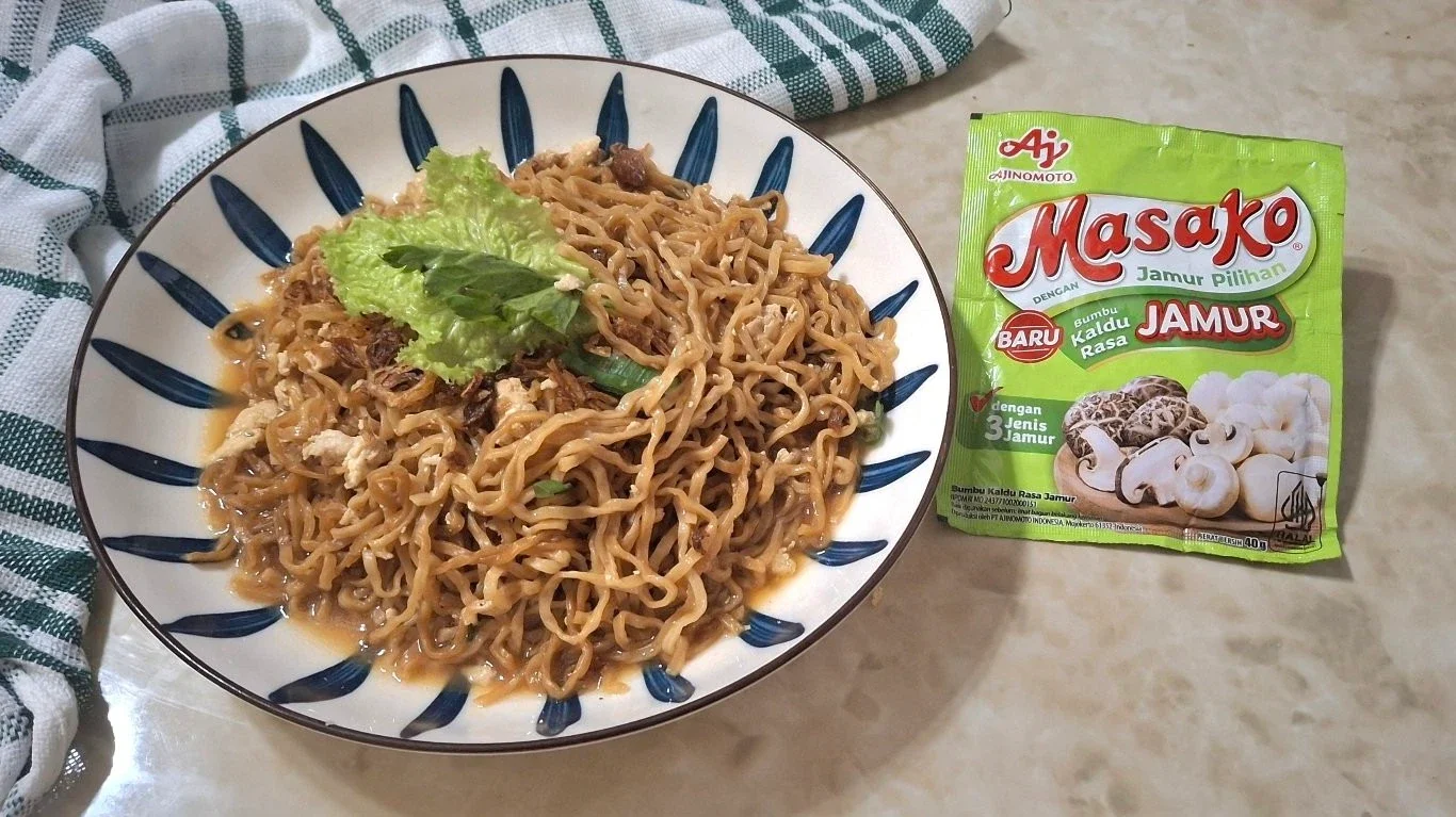 Mie Goreng Yamin ala Masako jamur