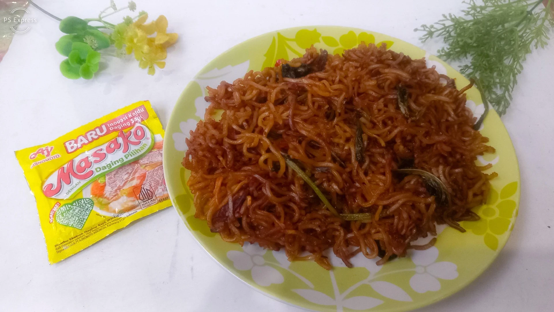 Mie Keriting Goreng Masako Sawi