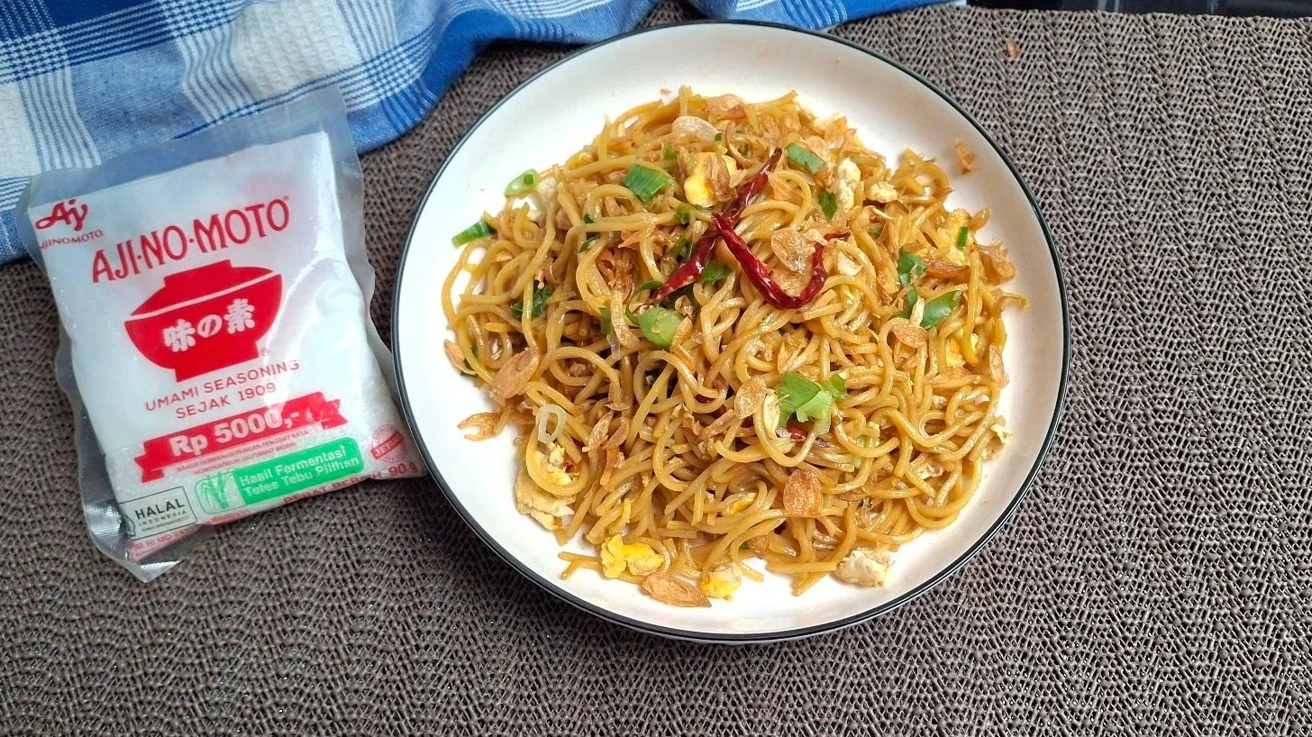 Mie Kuning Goreng Pedas ala Ajinomoto