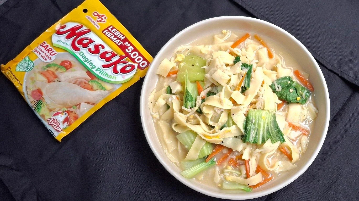 Mie Lebar Nyemek ala Masako