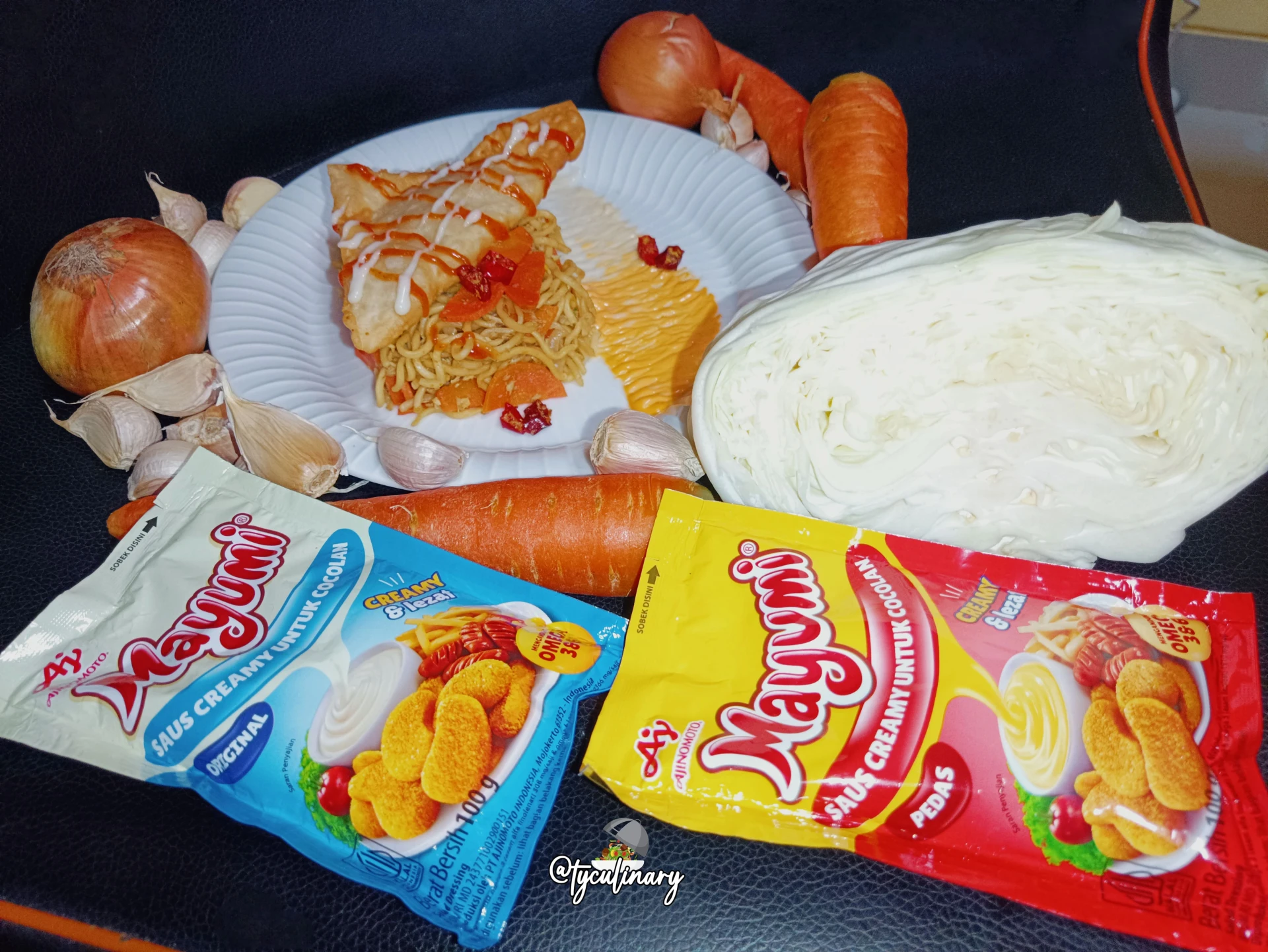 Mie Pangsit Goreng Saus Mayumi