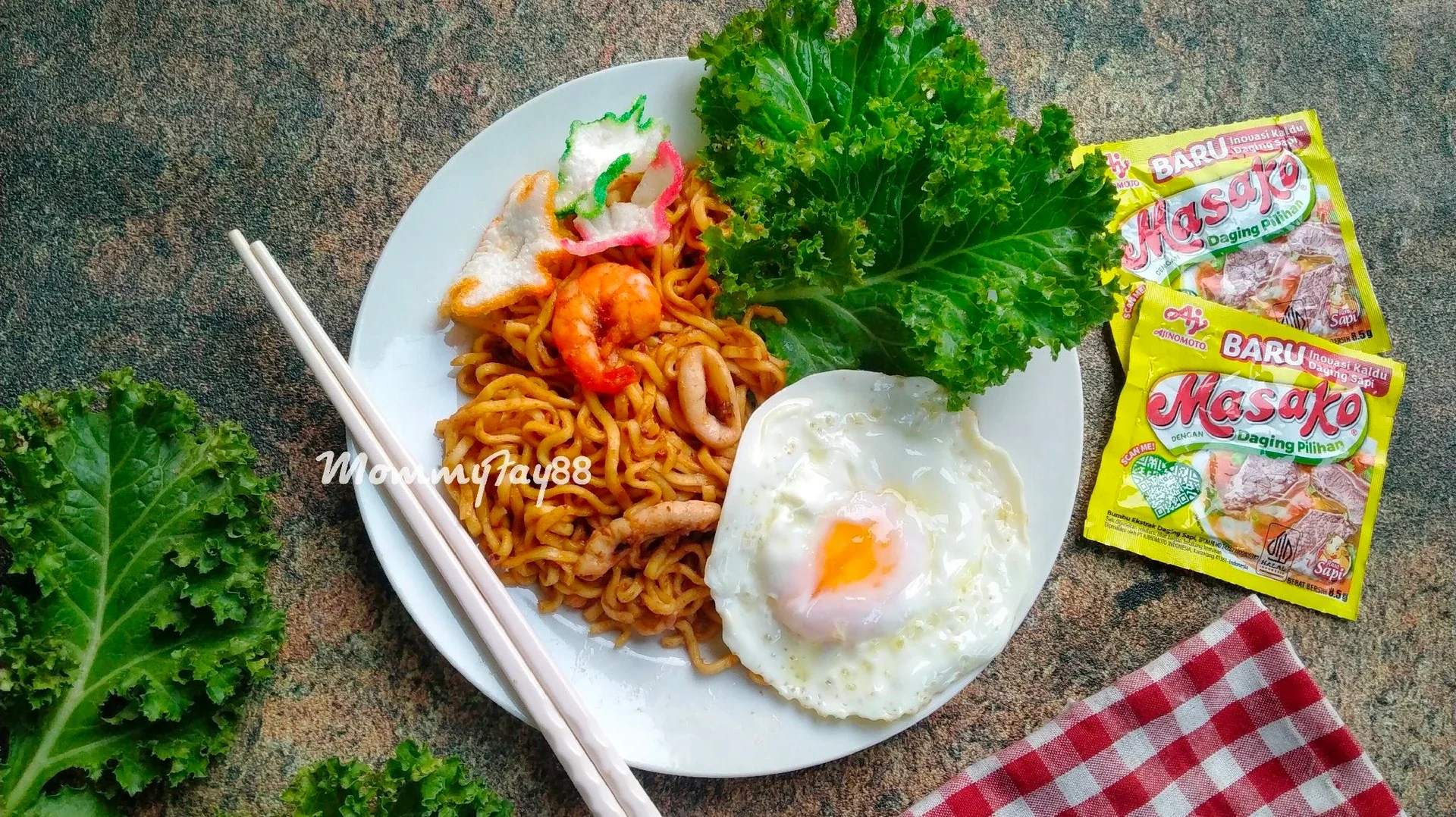 MieGoreng Seafood Bumbu Pecel