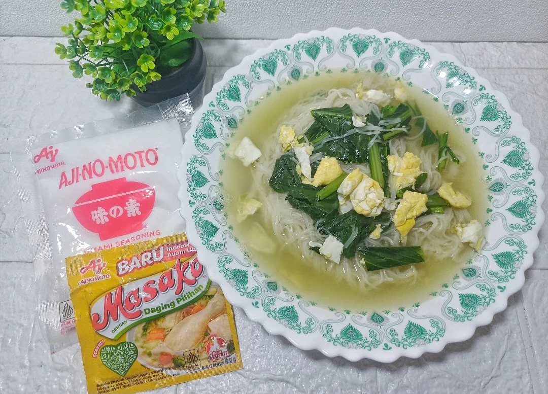 Misoa Kuah Sawi Hijau