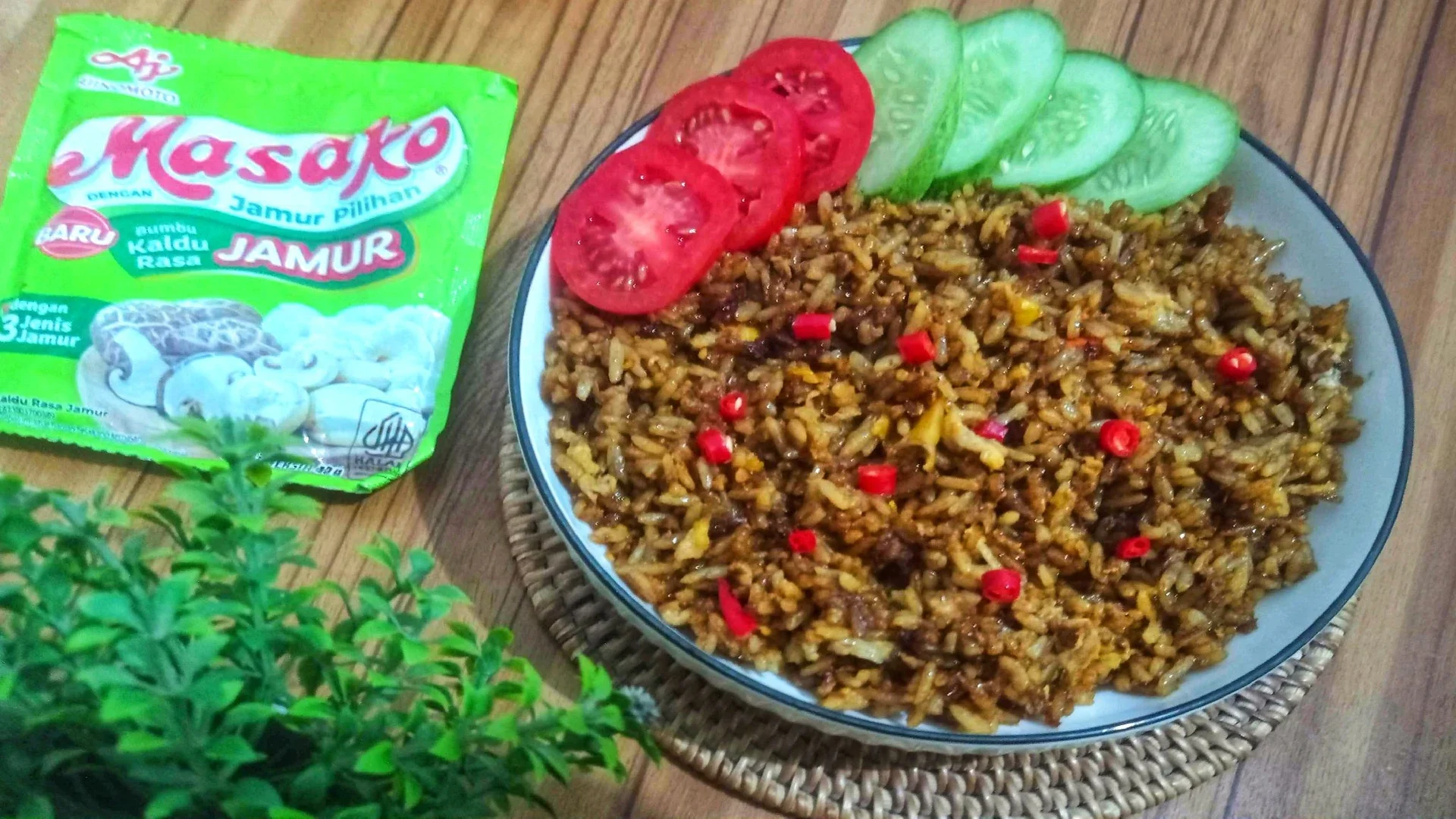 nasi goreng telor bebek