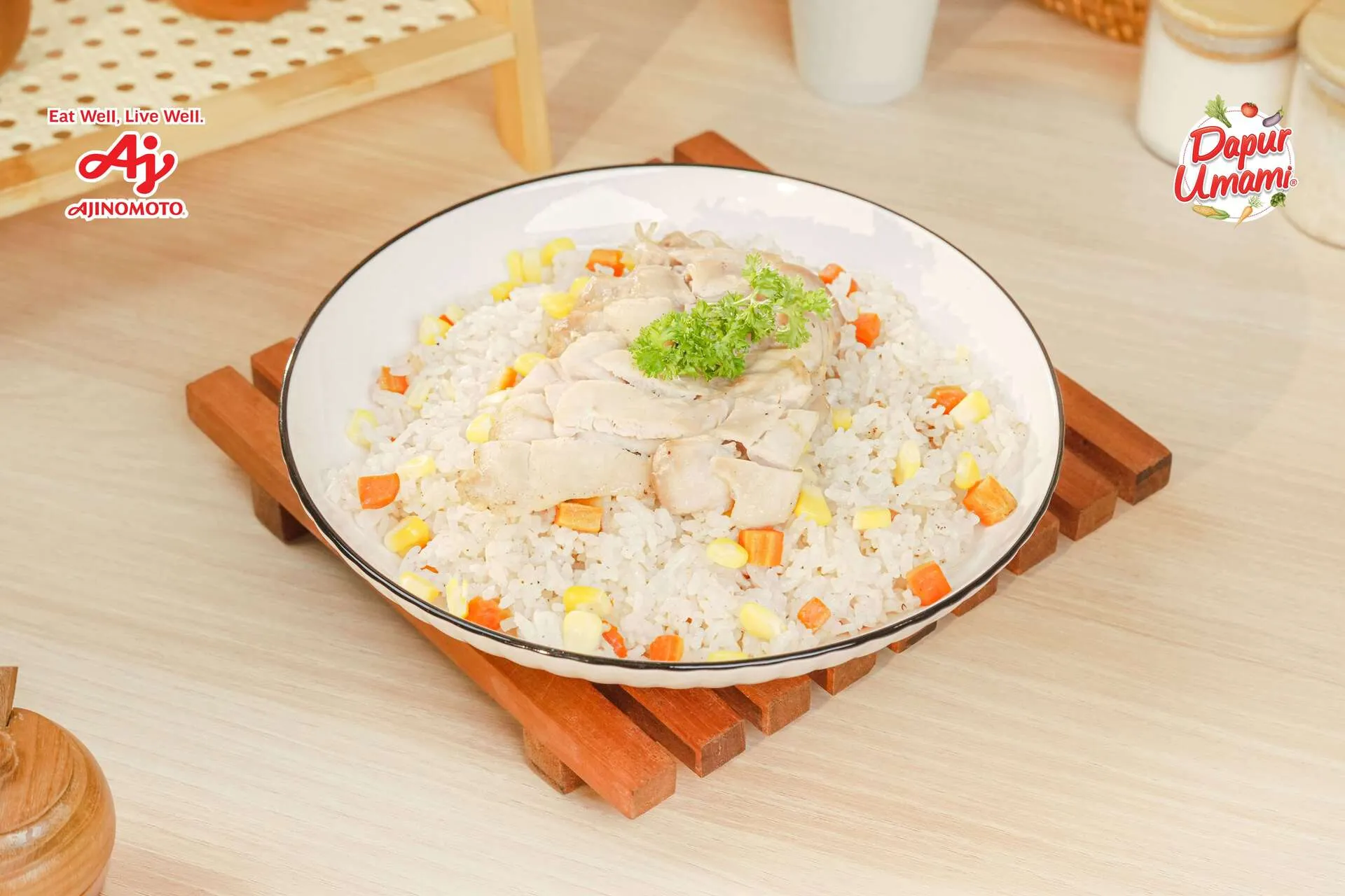 Nasi Ayam Bawang Putih ala Masako®