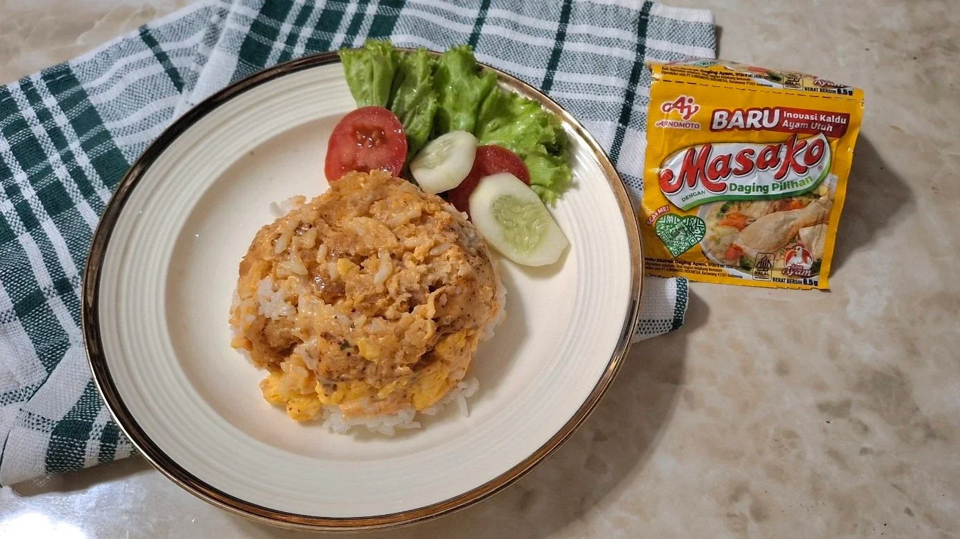 Nasi Ayam Keju Leleh