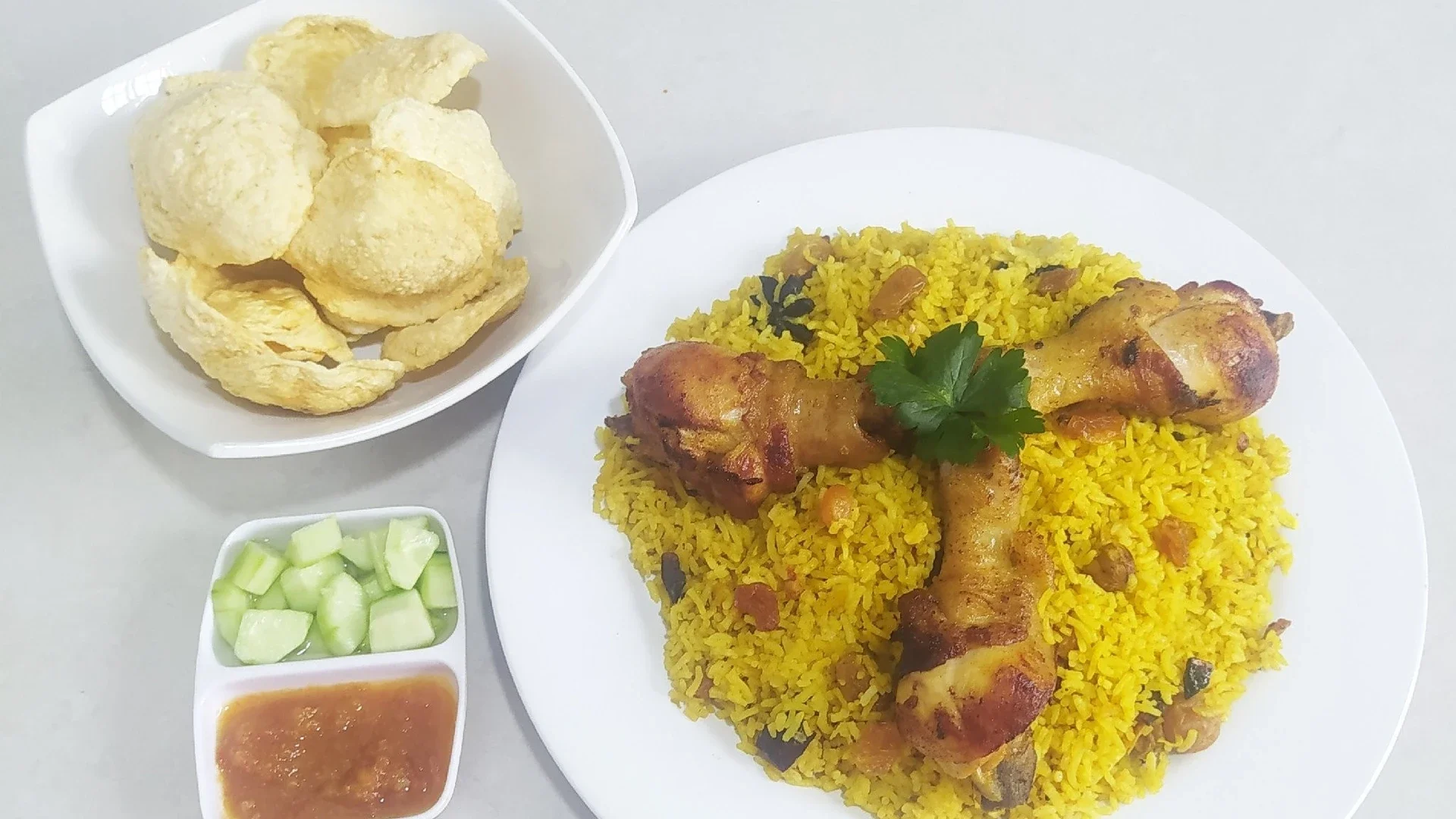 Nasi Briyani Khas Timur Tengah