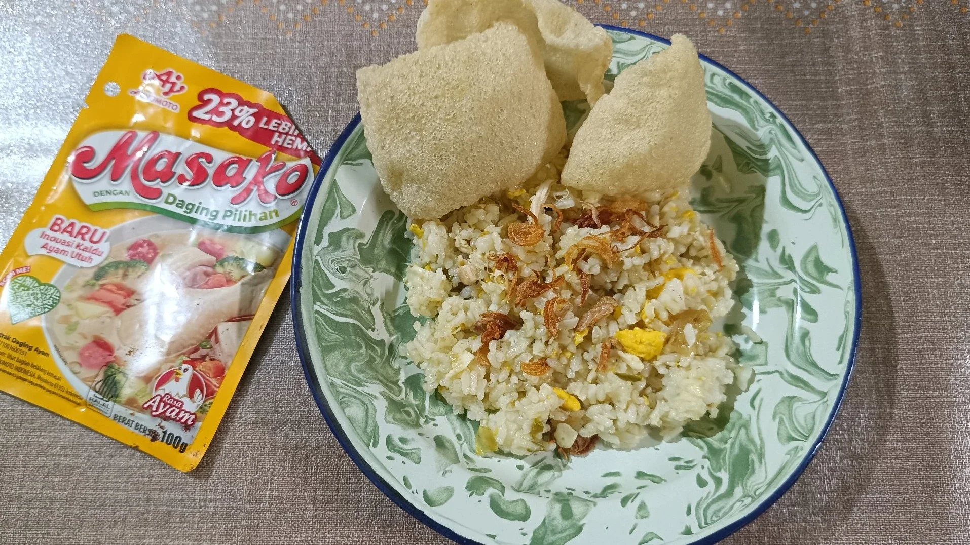 Nasi Goreng Ayam Cabe Hijau