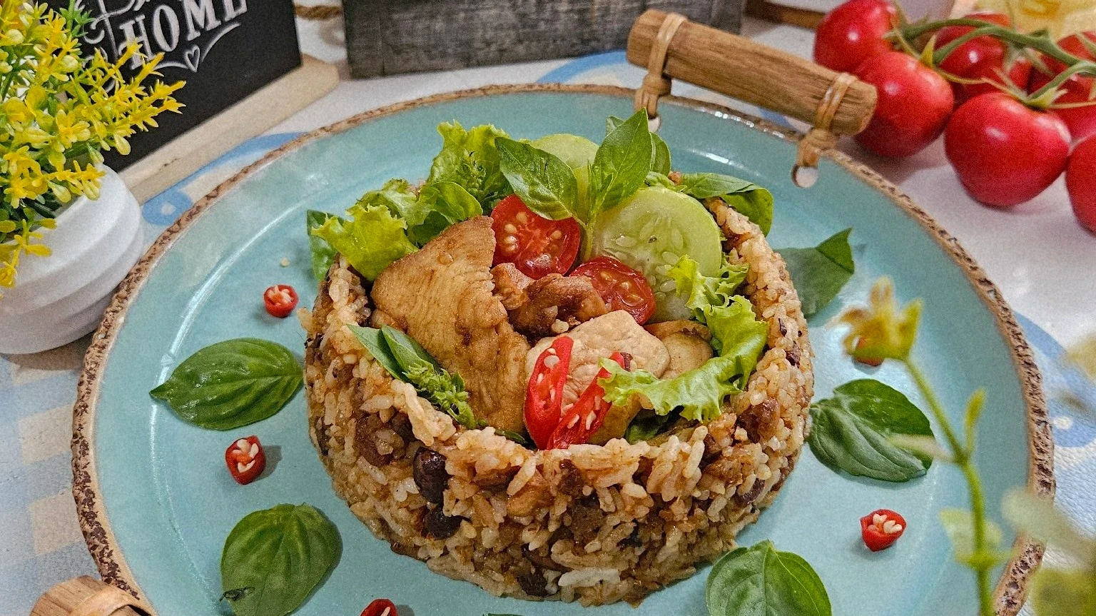 Nasi Goreng Ayam Tutug Oncom Sajiku