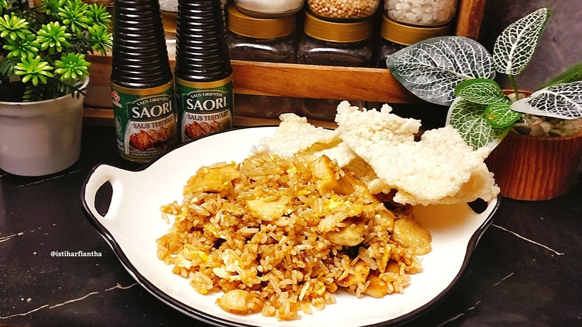 Nasi Goreng Bakso Telur Teiyaki