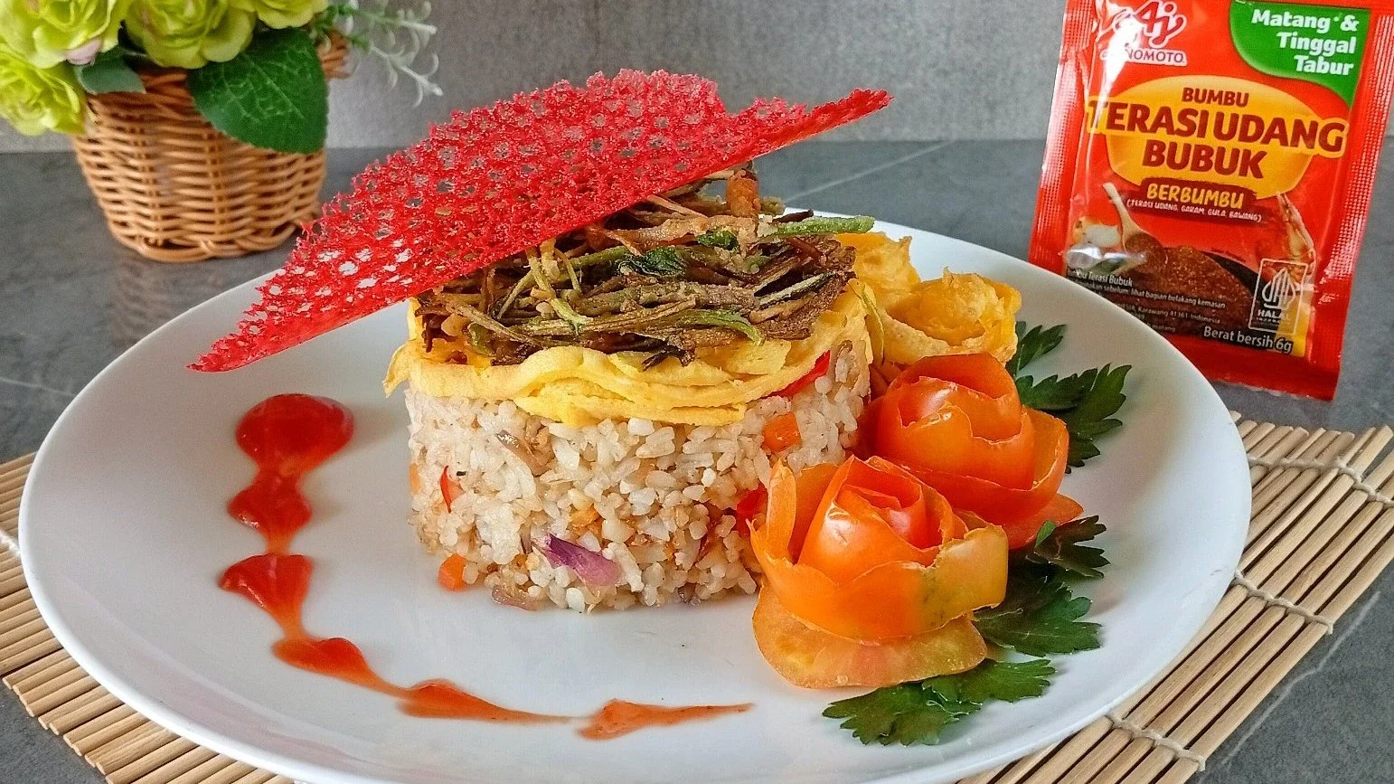 Nasi Goreng Batang Bayam 