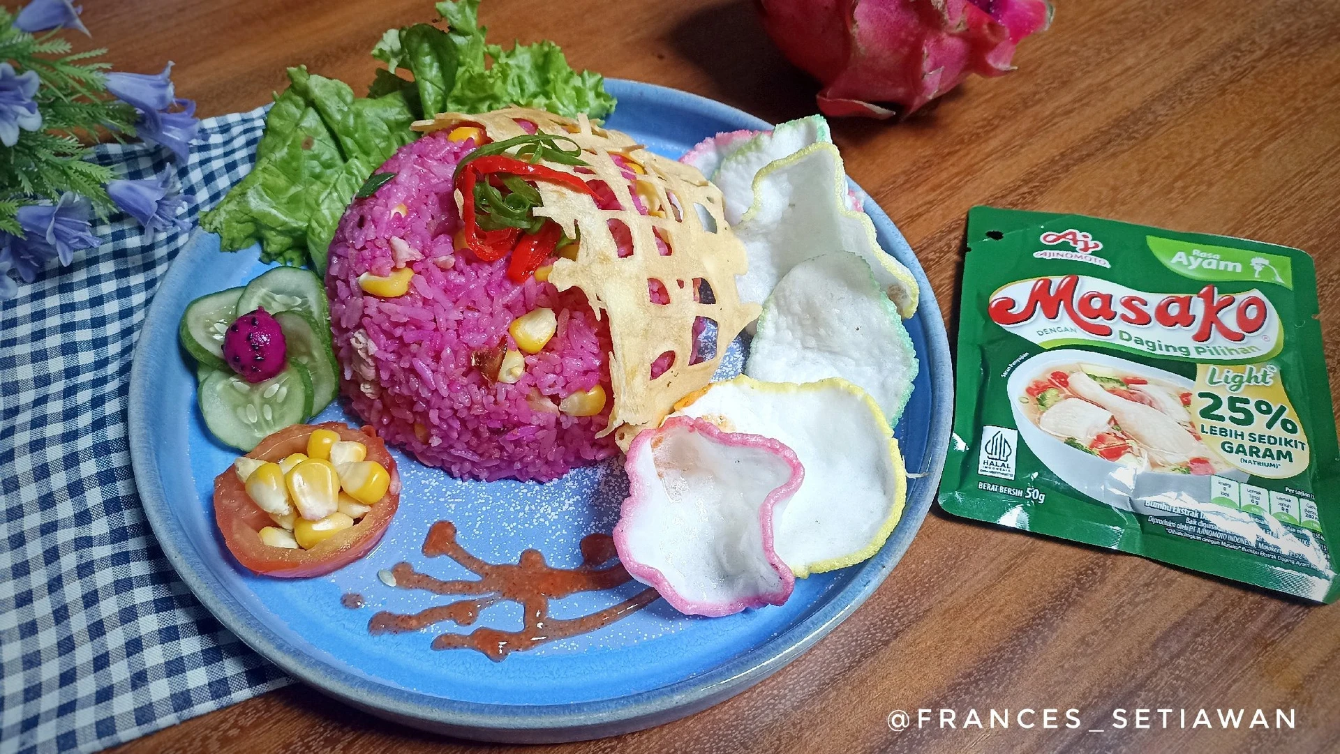 Nasi Goreng Buah Naga #EksplorasaNasiGoreng