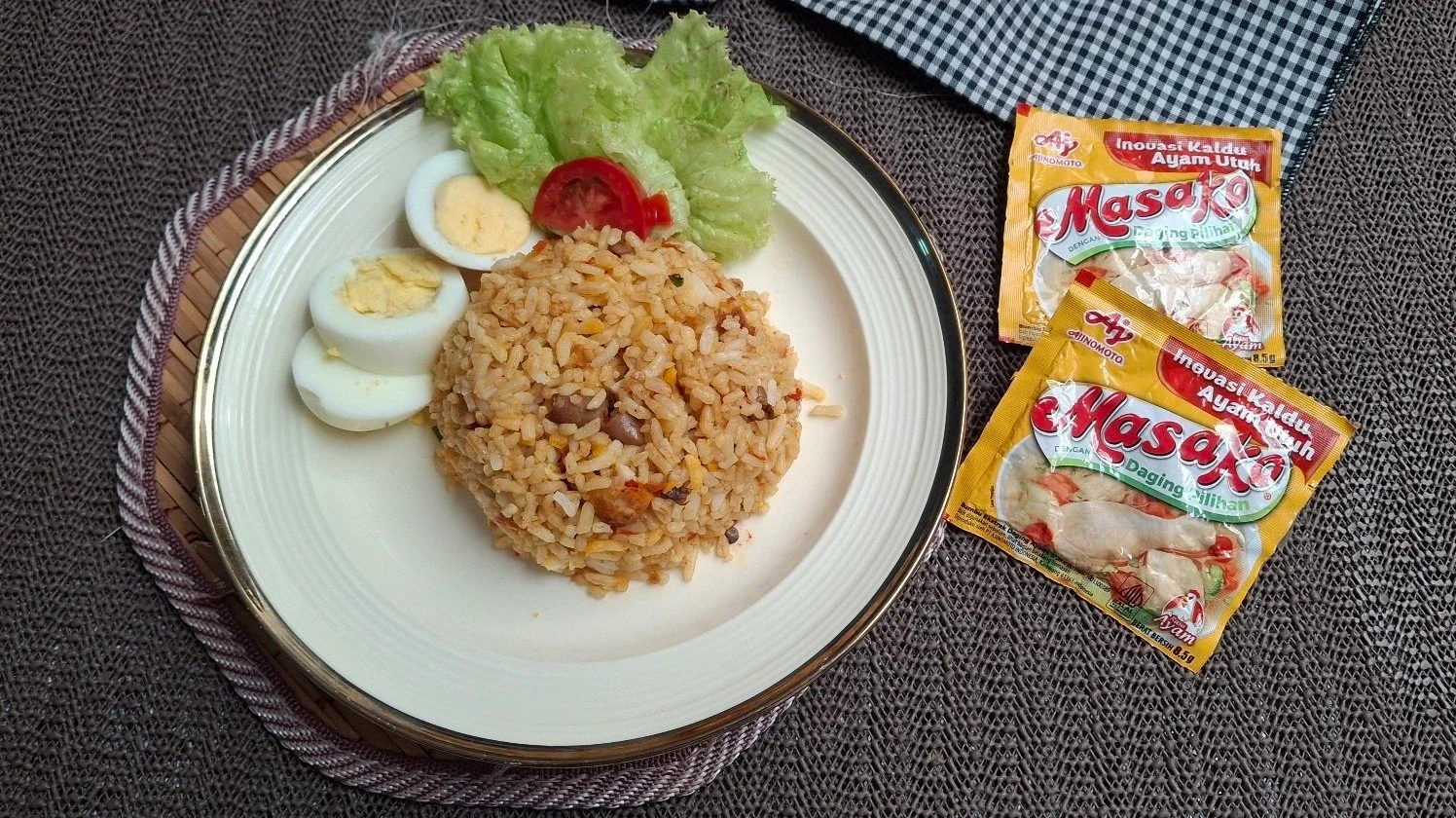 Nasi Goreng Cumi Asin  ala.Masako