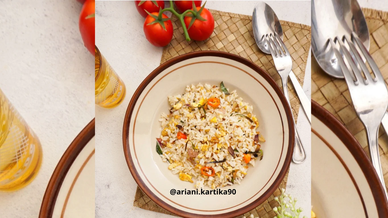 Nasi goreng daun jeruk ala Ajinomoto