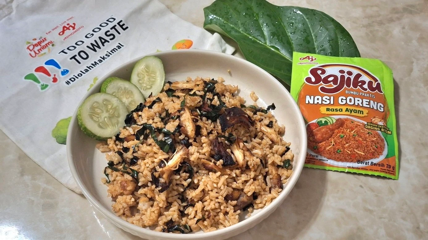Nasi Goreng Daun Mengkudu #TooGoodToWaste