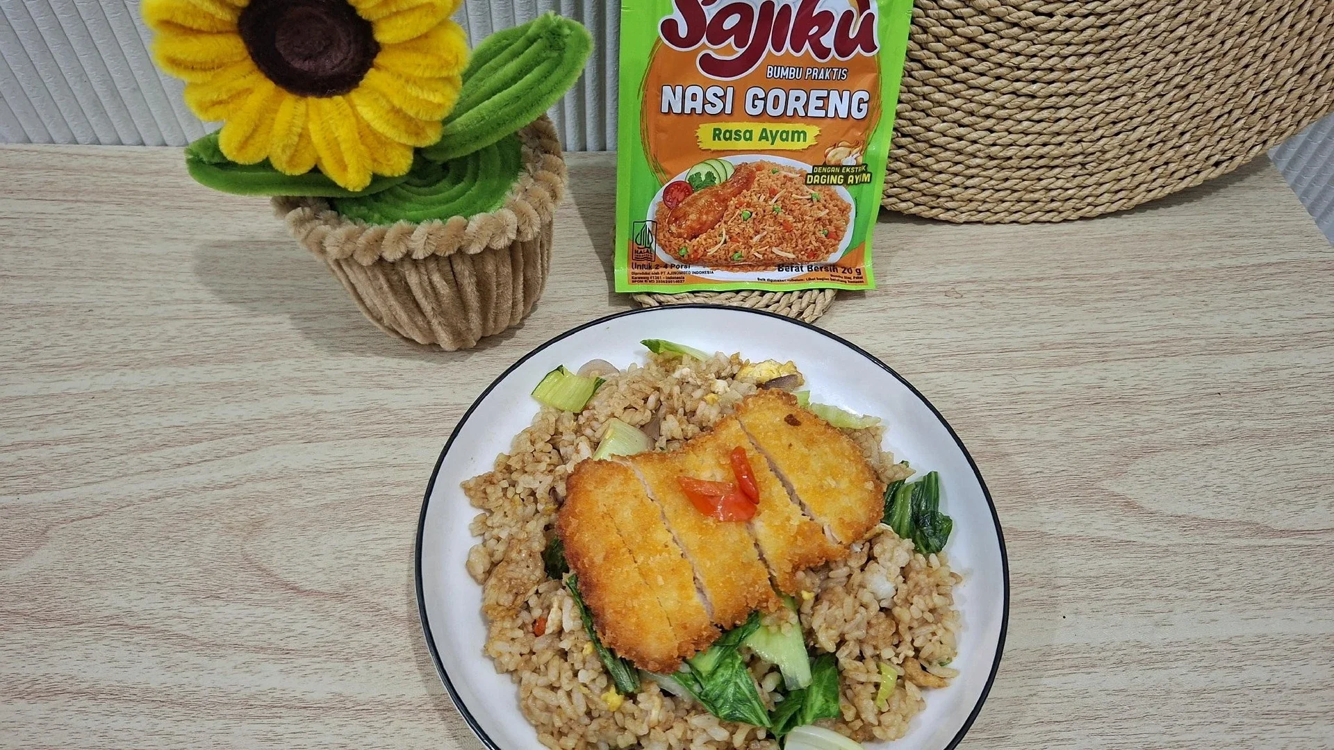 Nasi Goreng Katsu Ala Sajiku 