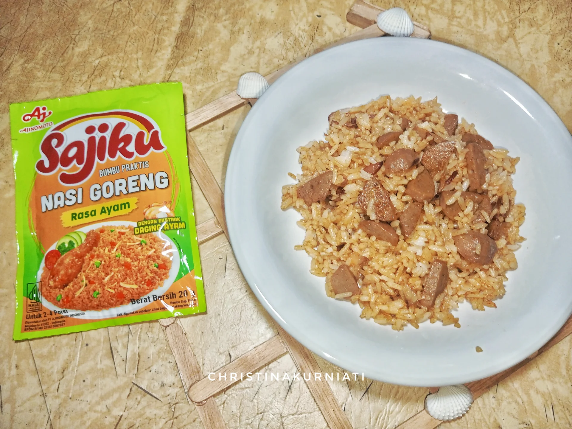 Nasi Goreng Kecap Sosis Sajiku