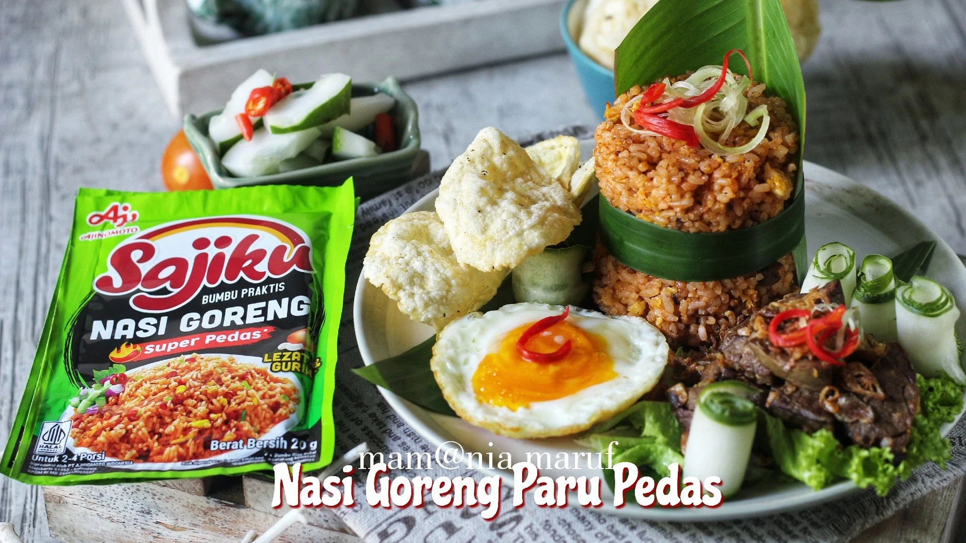 Nasi Goreng Paru Pedas #MisiSarapanSajikuSeason4