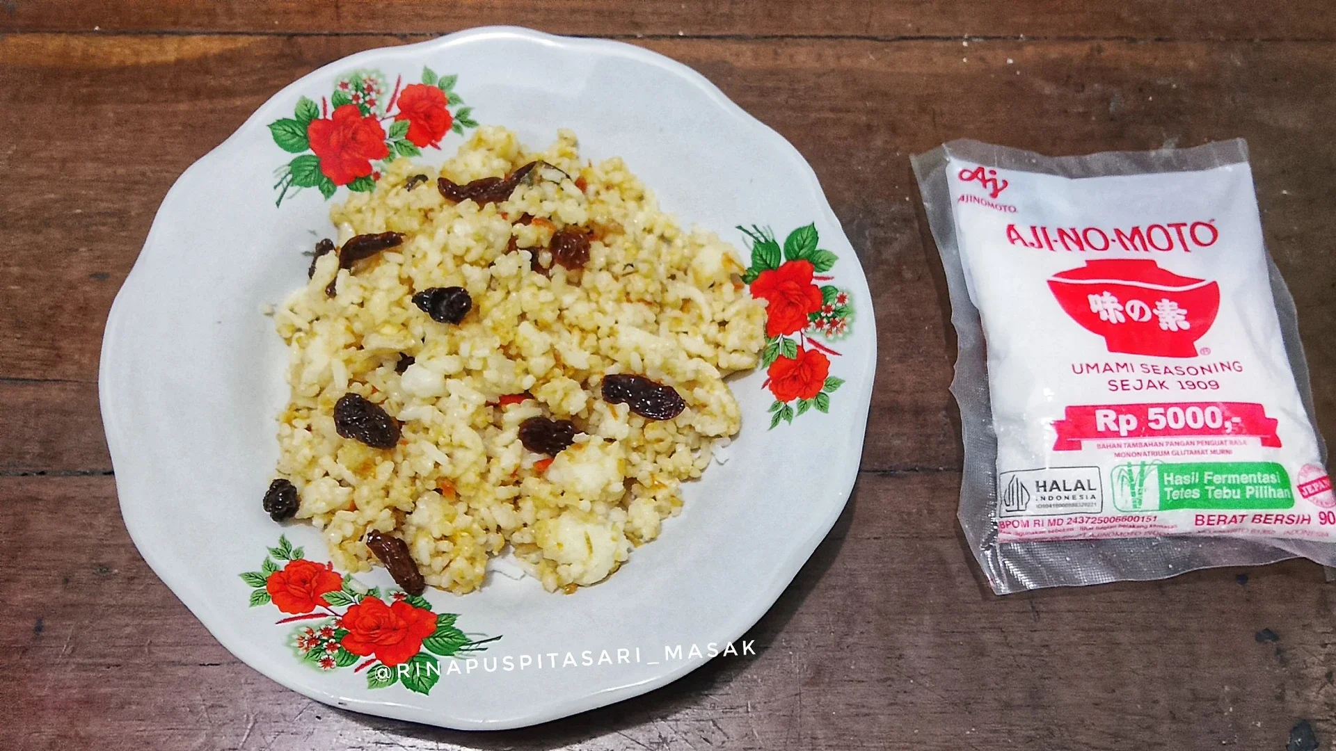 Nasi Goreng Pedas Kismis ala AJI-NO-MOTO®