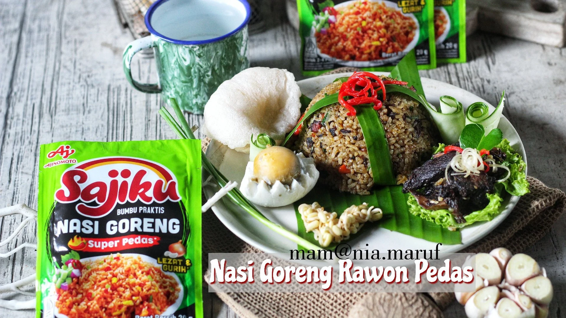 Nasi Goreng Rawon Pedas #MisiSarapanSajikuSeason4
