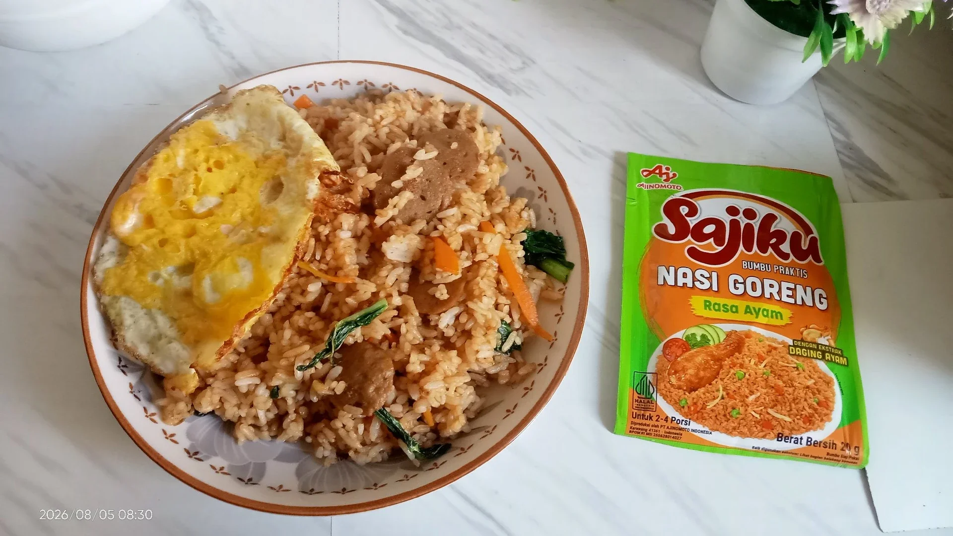 Nasi Goreng SAJIKU Telur Ceplok 