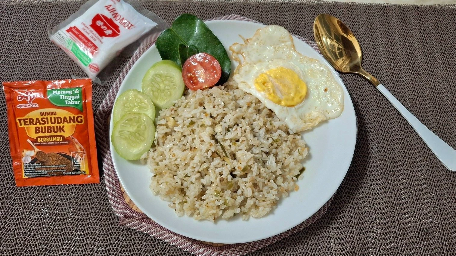 Nasi Goreng Sambel hijau