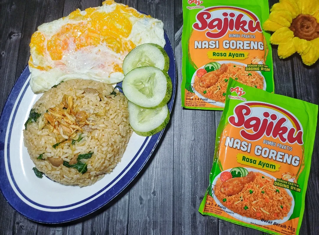 Nasi Goreng Sawi Bakso Sajiku