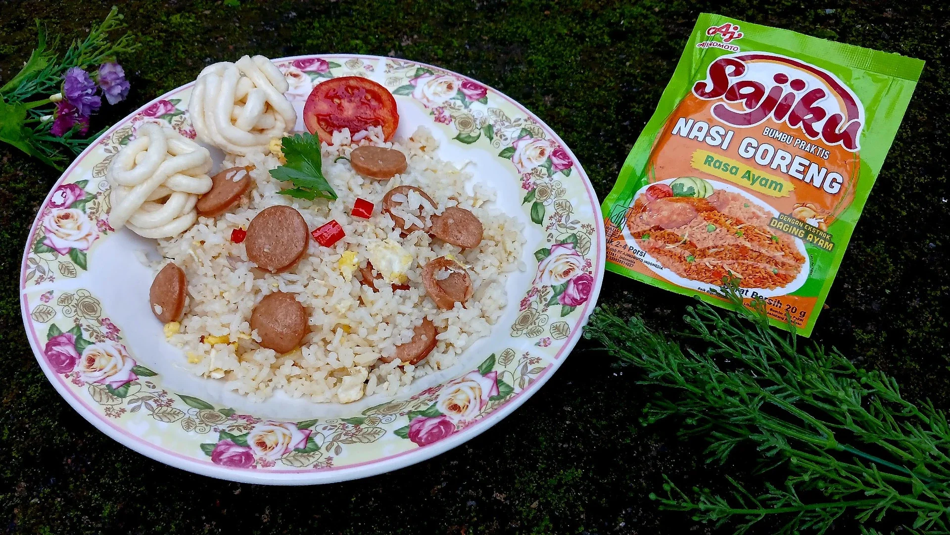 Nasi Goreng Sosis Telur