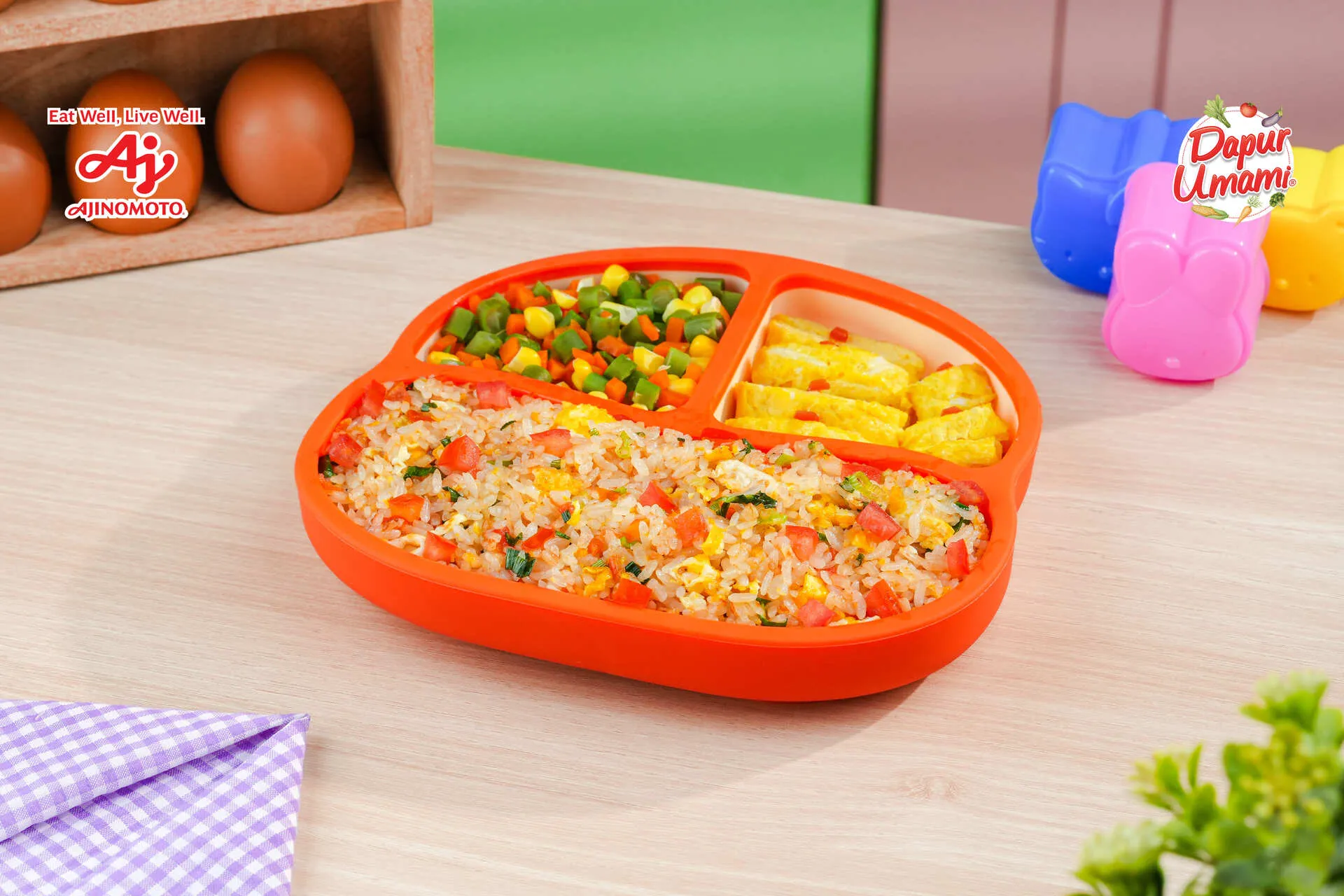 Nasi Goreng Telur Tomat ala AJI-NO-MOTO®
