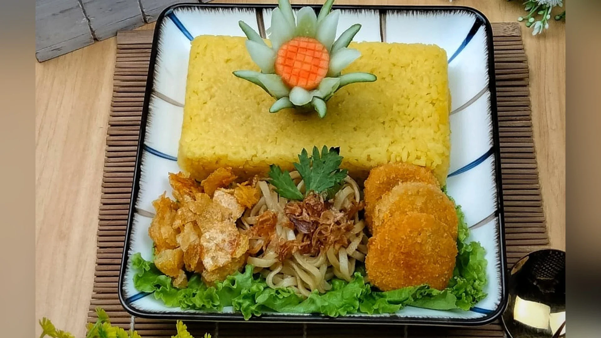 Nasi Kuning ala Ajinomoto