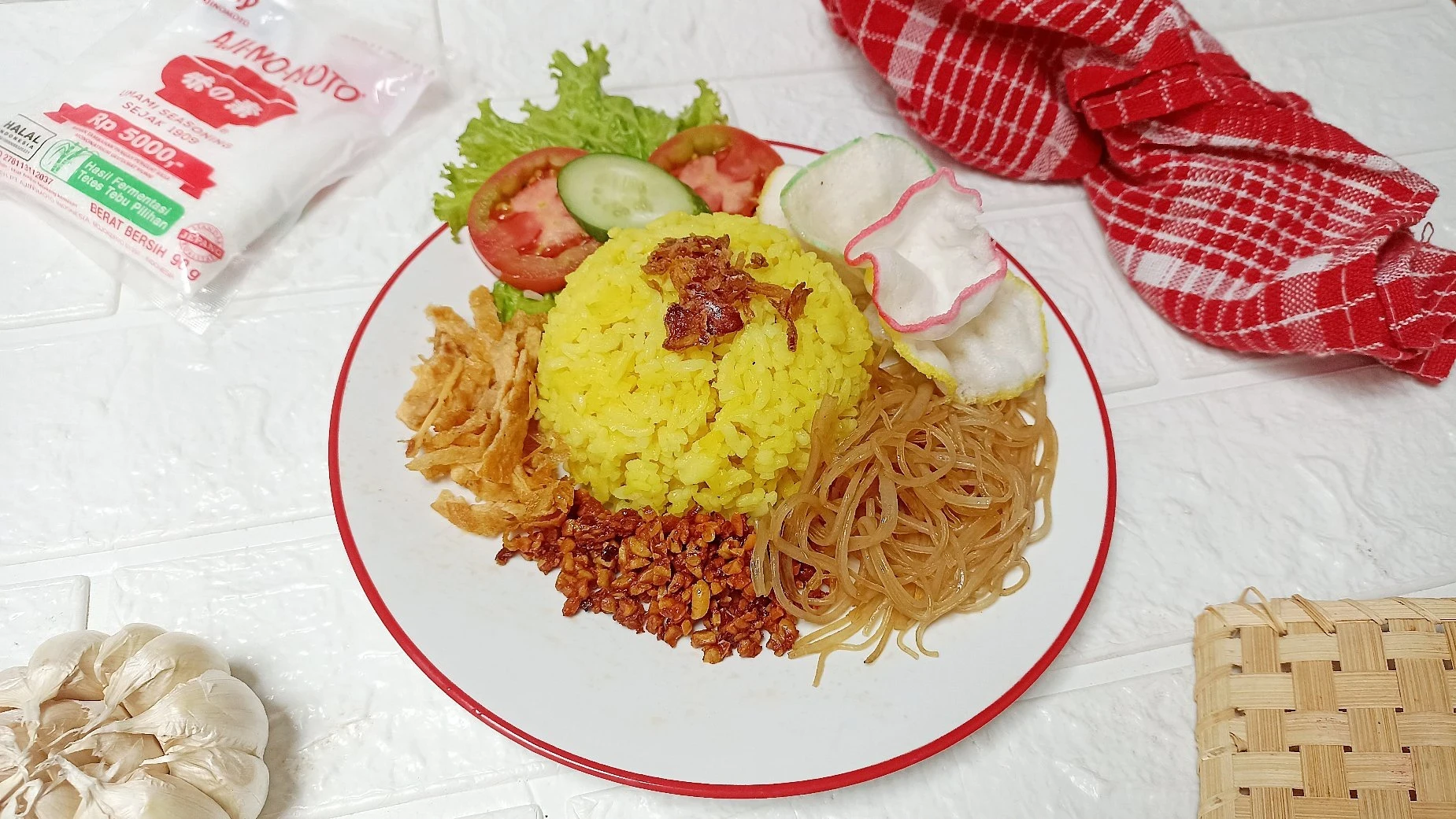 Nasi Kuning Ala Ajinomoto