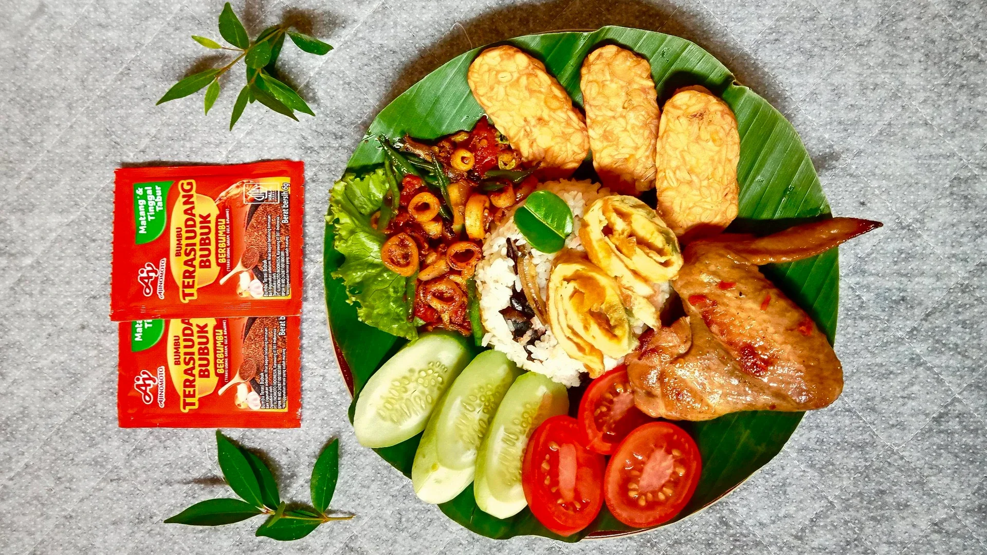 Nasi Liwet Sambal Cumi Asin
