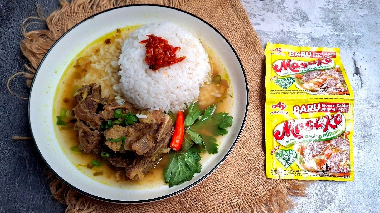 Nasi Sop Balungan ala Masako 