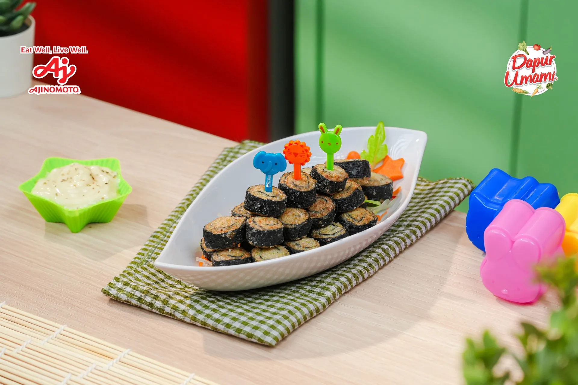 Nori Gulung Udang Brokoli ala SAORI®