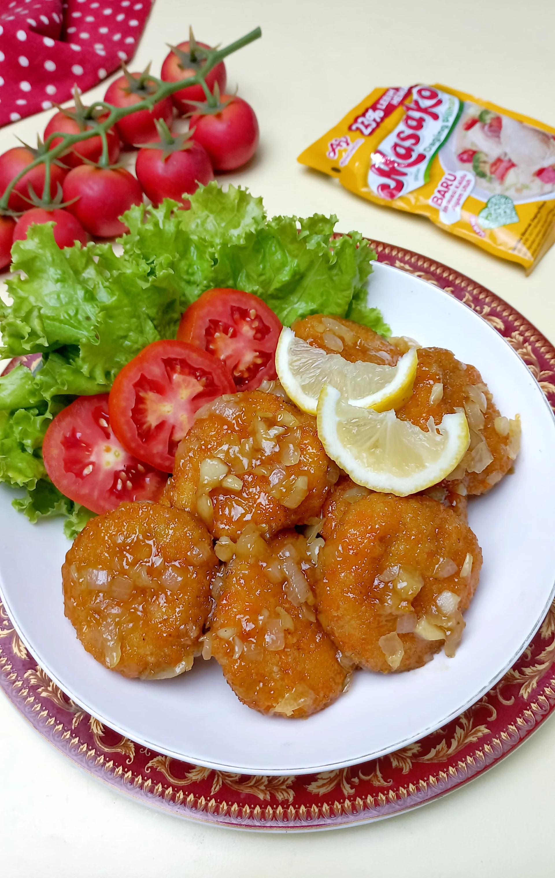 Nugget Sayur Saus Lemon Madu