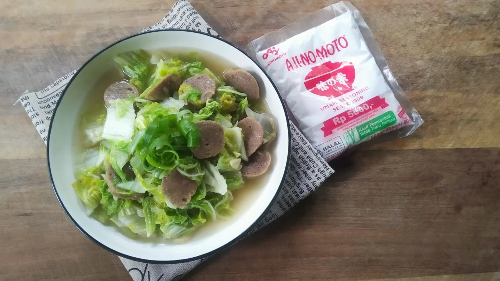 Tumis Batang Sawi putih ala Ajinomoto®