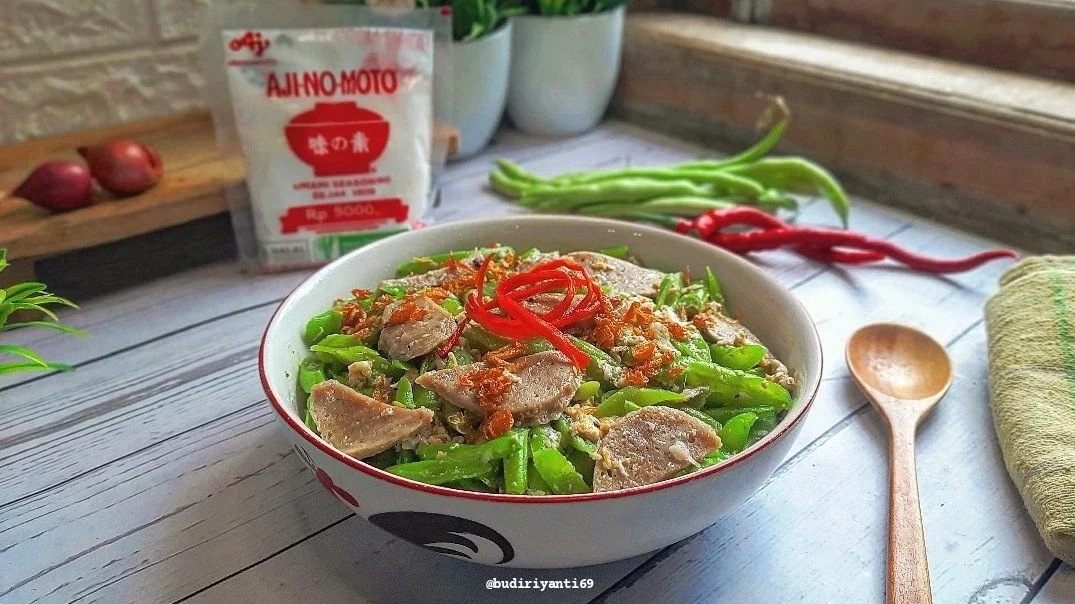 Orak Arik Telur Buncis Bakso