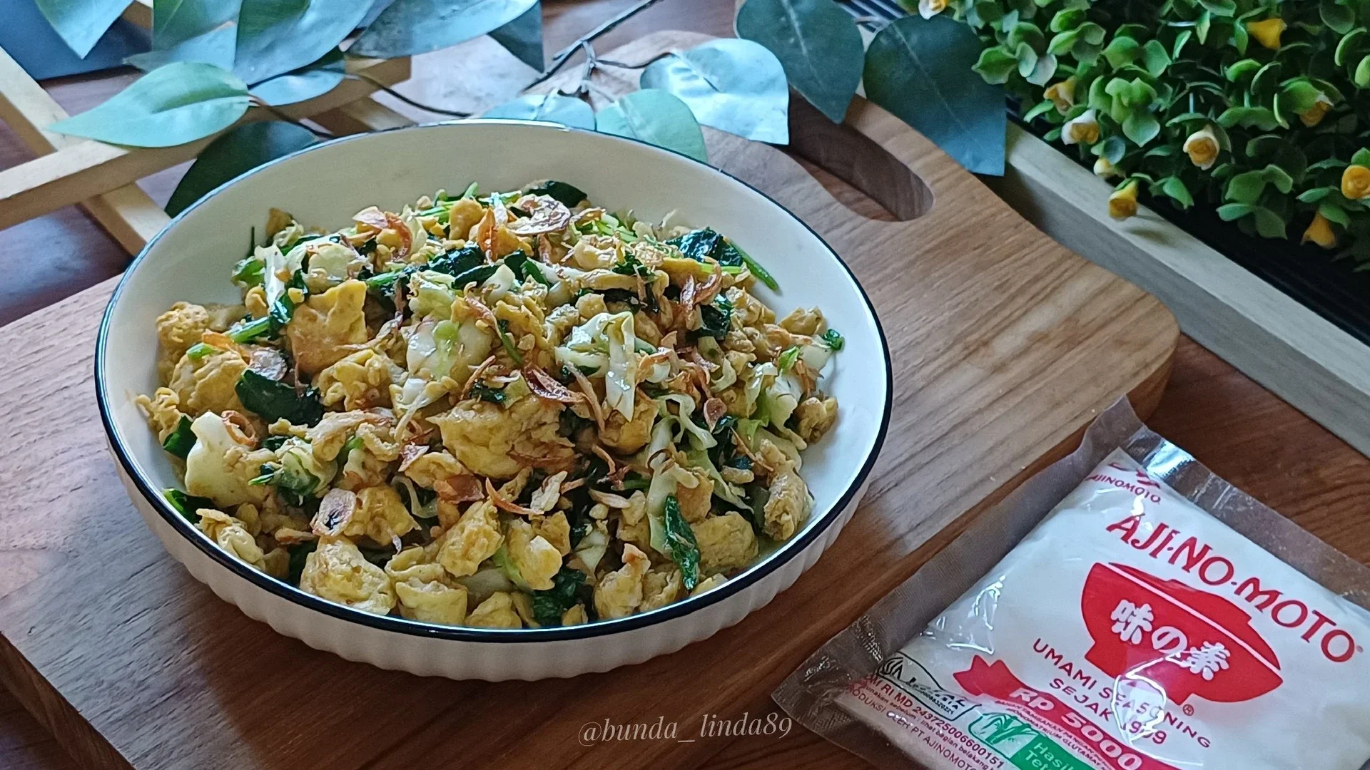 Orak Arik Telur Sayuran