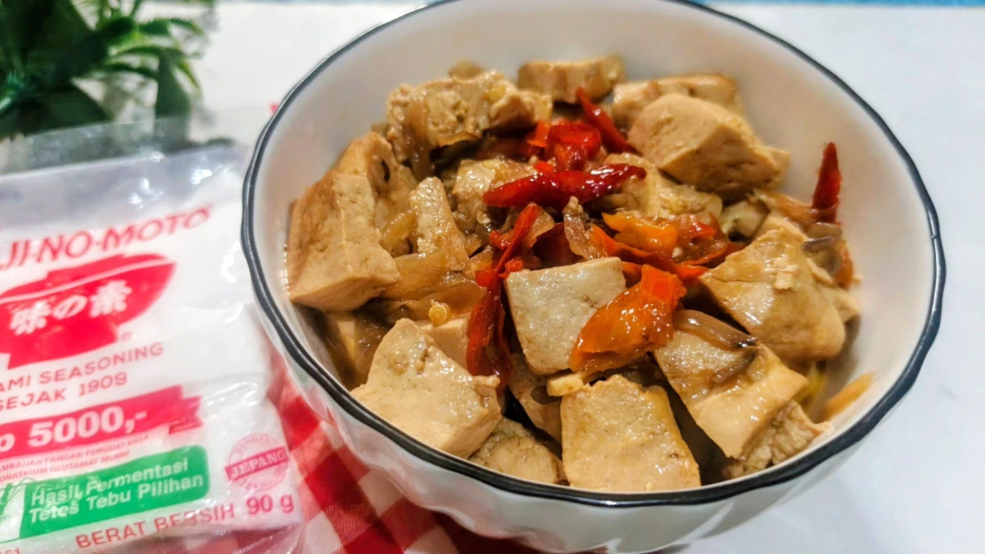 Orek tahu ala Ajinomoto 