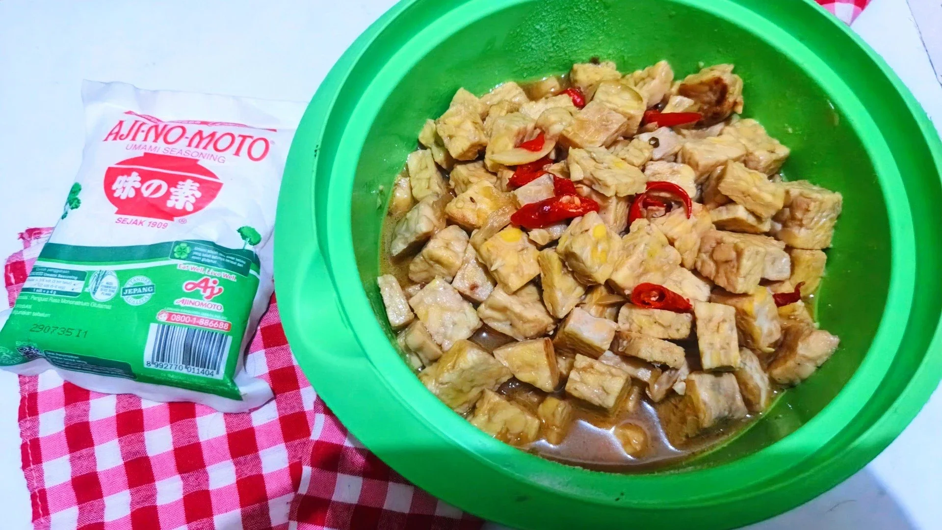 Orek Tempe ala ajinomoto 